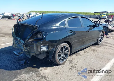 2020 Honda Civic Sport из США, поврежденный, VIN 2HGFC2F81LH536077